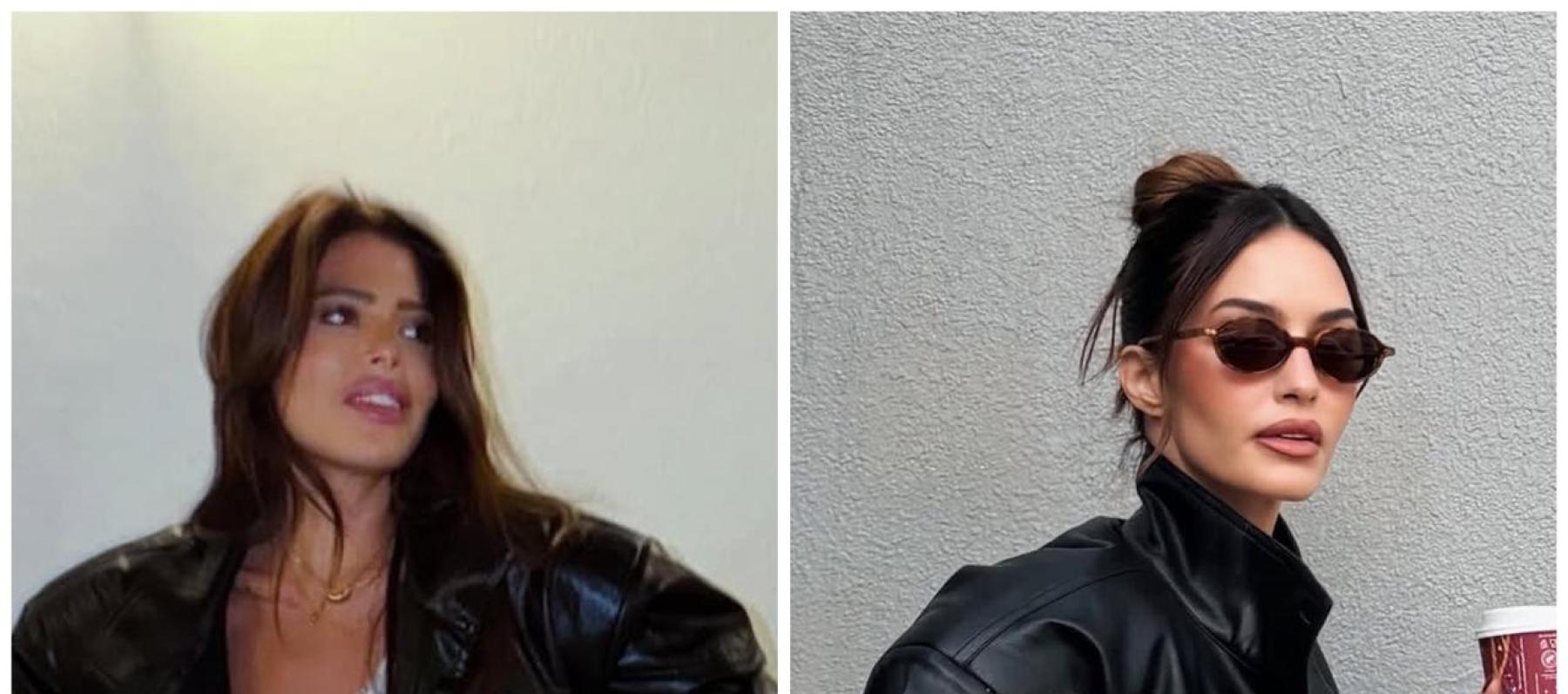 جاكيت الجلد يلتقي بالجينز: صيحة المشاهير العربيات والغربيات