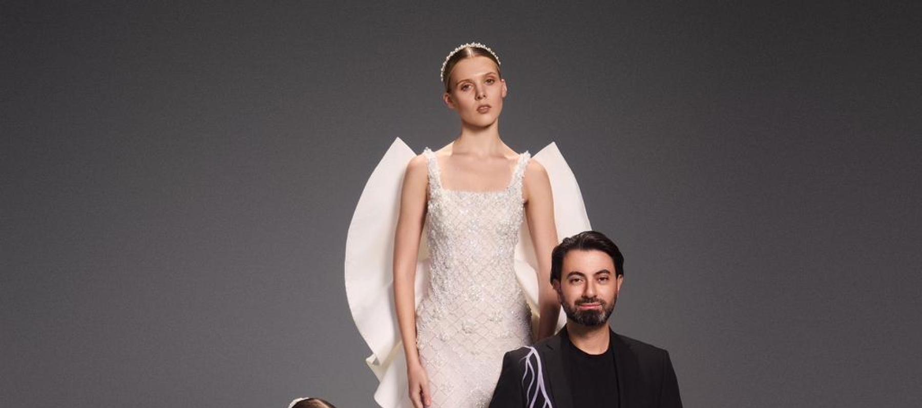 نجا سعادة يطلق مجموعة فساتين زفاف 2026 بعنوان Eternal Vow
