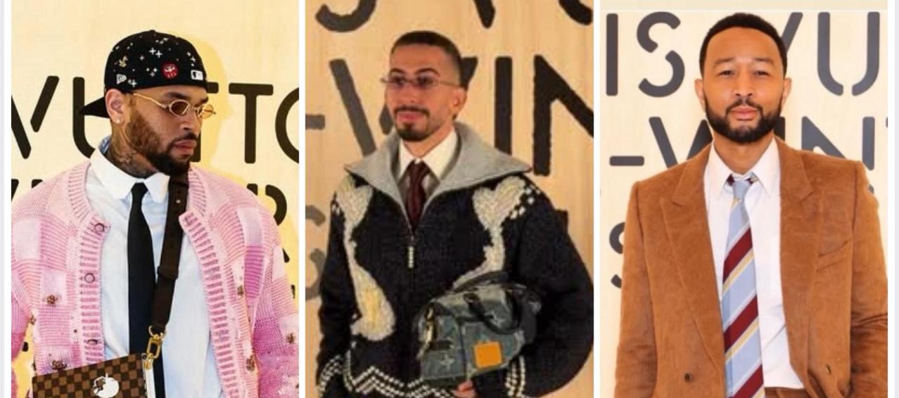 إطلالات النجوم في عرض لويس فويتون في أسبوع الموضة الرجالية