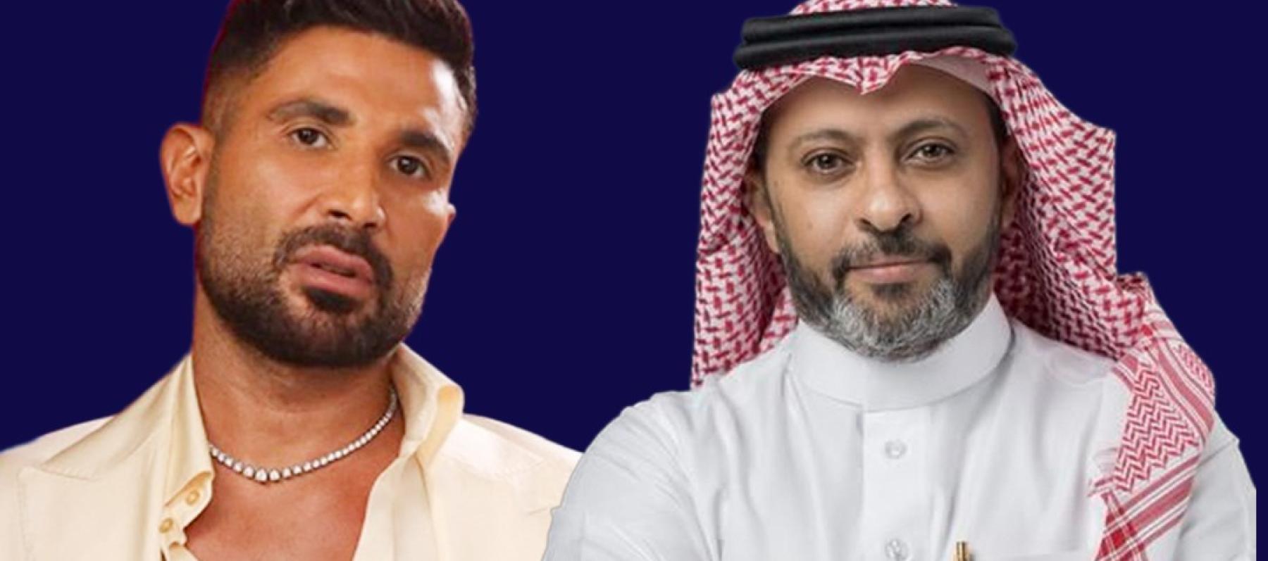 المتحدث باسم مجموعة MBC بسام البريكان و أحمد سعد - صورة معدلة