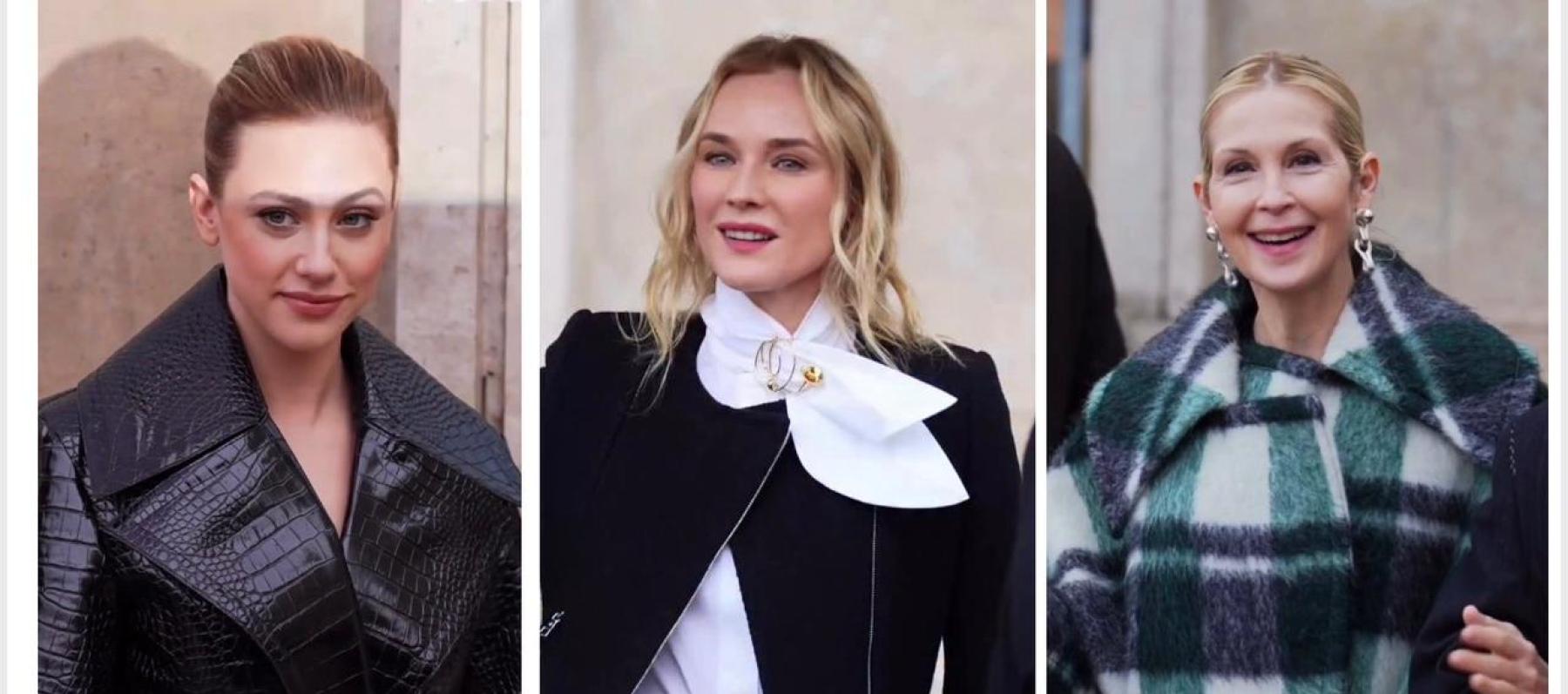 إطلالات النجمات خلال عرض باتو في أسبوع الموضة في باريس