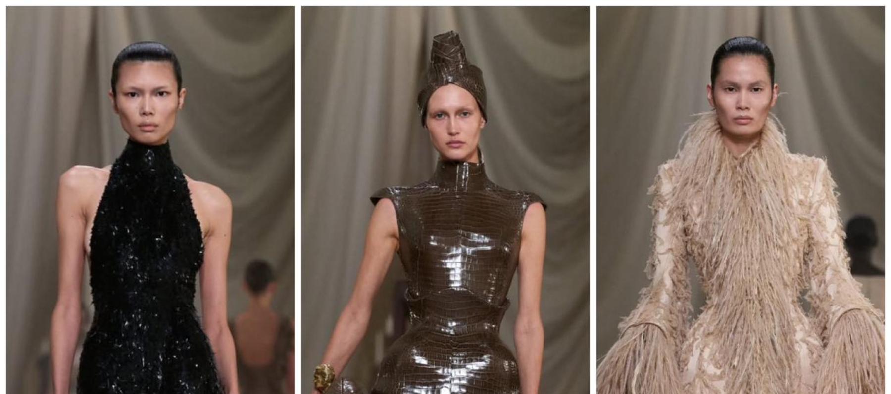 مجموعة محمد آشي ربيع 2026 في باريس… سريالية وأناقة فيكتورية