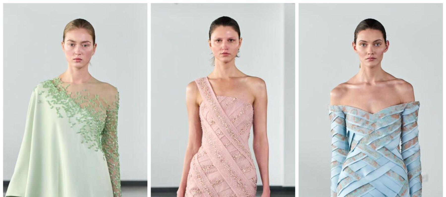 أزياء رامي العلي 2026: تفاصيل متناغمة وألوان أنثوية راقية