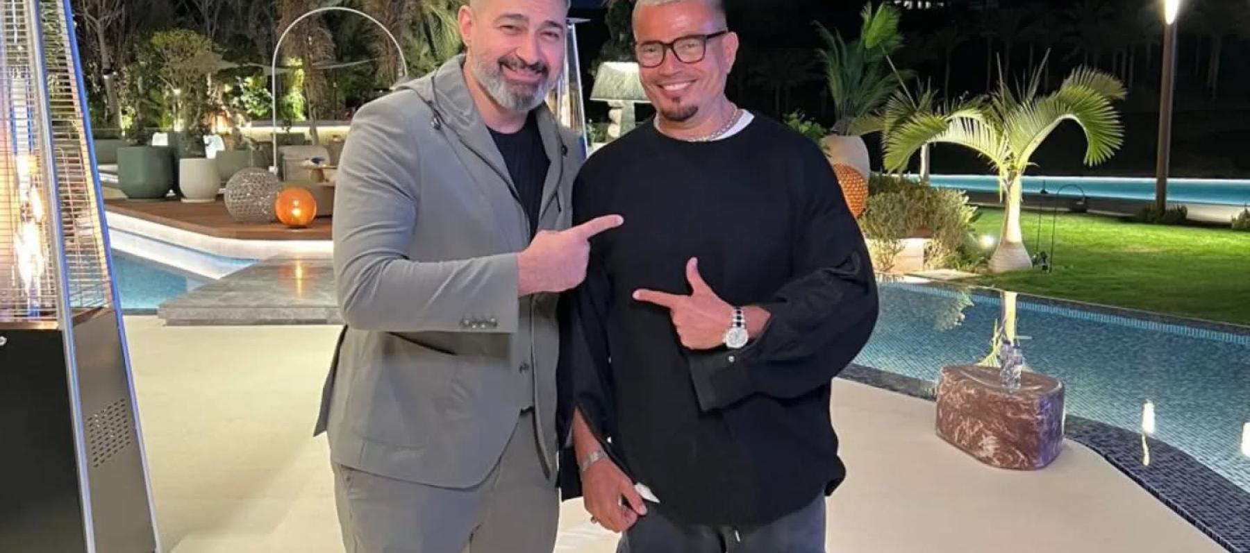 ياسر جلال مع عمرو دياب