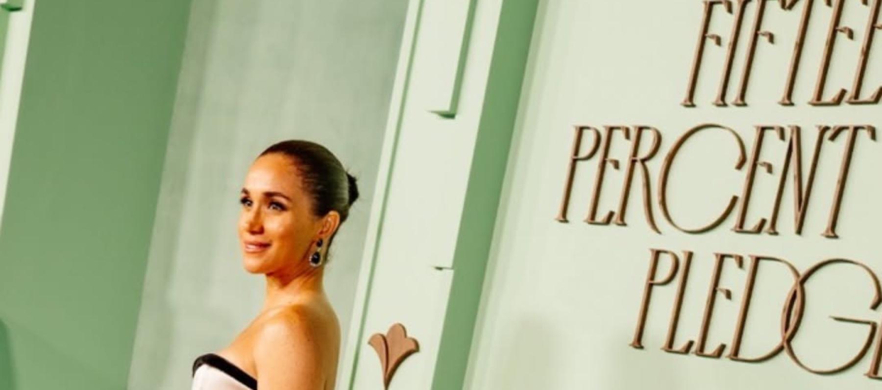 ميغان ماركل باطلالة بطابع Old Hollywood Glamour في حفل خيري