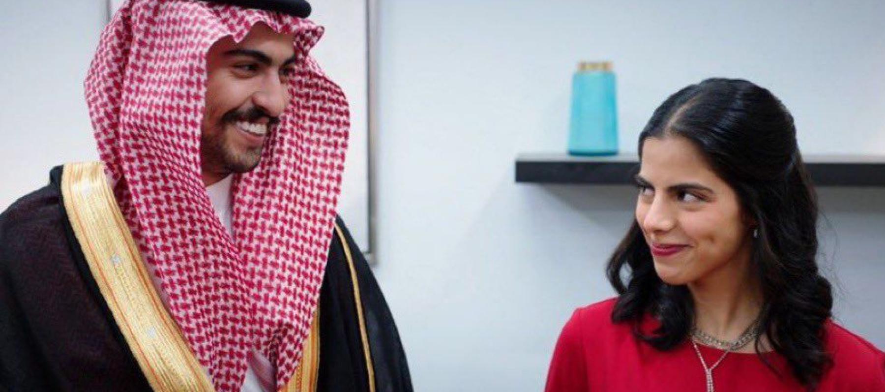 قصة حب عبد الرحمن بن نافع وطرفة الشريف تنتقل من شارع الأعشى إلى شباب البومب