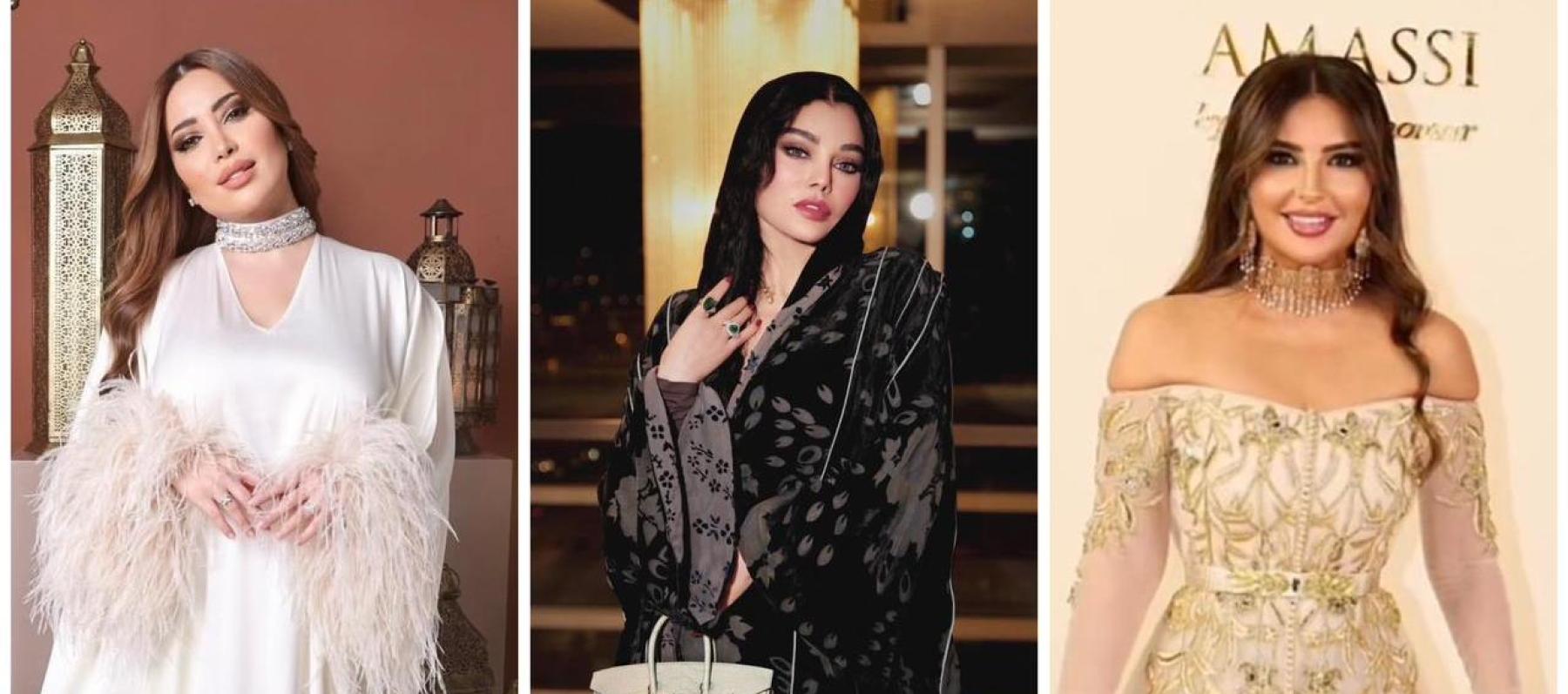  النجمات العربيات يتألقن بقفاطين وعبايات مع بداية رمضان