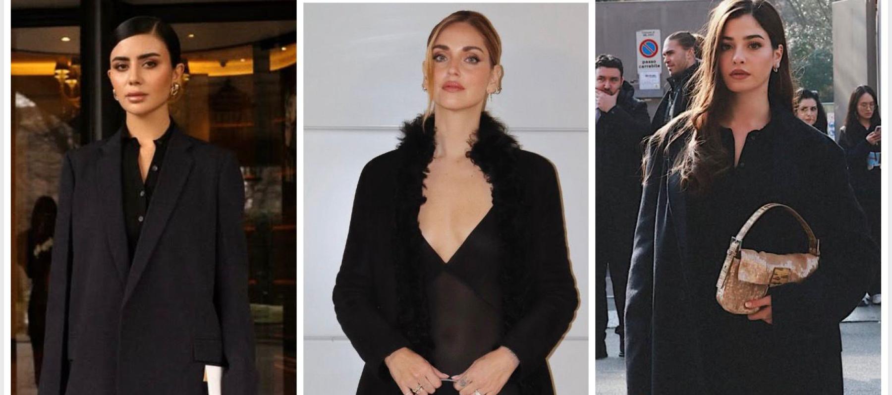 الأسود يسيطر على إطلالات النجمات في عرض فندي خريف 2026 