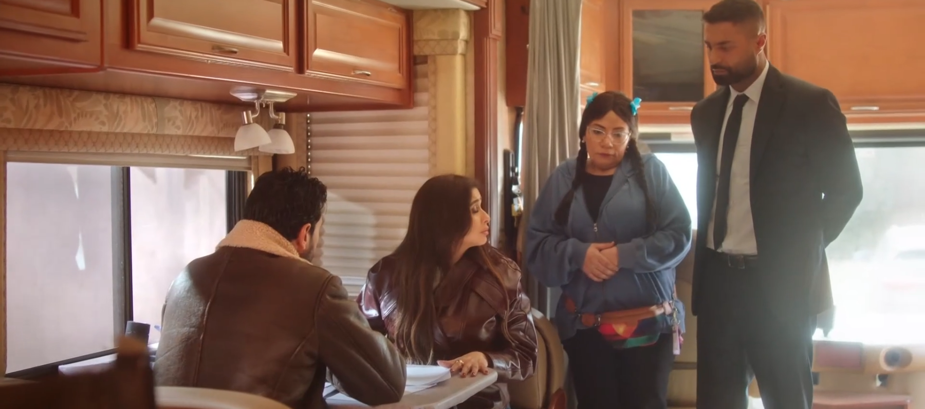 مشهد من مسلسل وننسى اللي كان