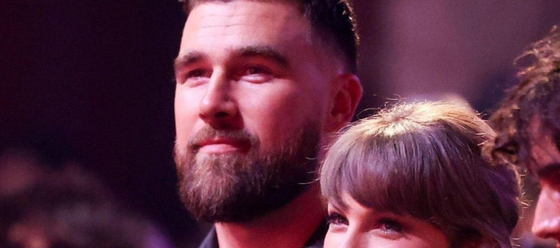 تايلور سويفت وترافيس كيلسي- صورة من أكس