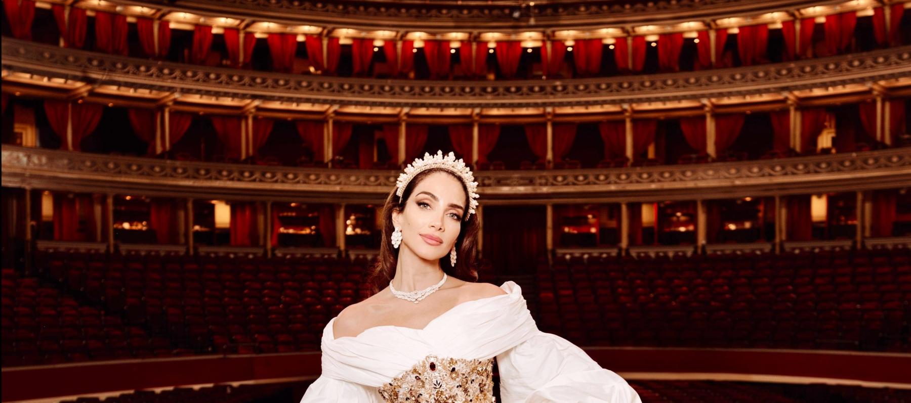 جيسيكا قهواتي بإطلالة شهرزاد بتوقيع خالد ومروان