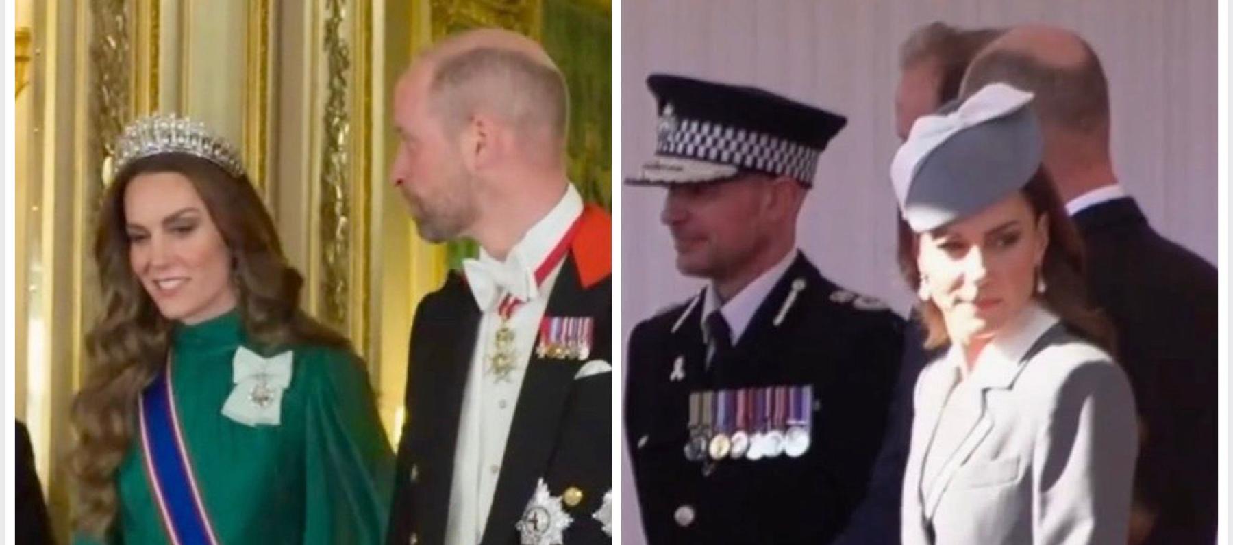 من المعطف الرمادي إلى التيارا: إطلالات كيت ميدلتون الرمزية