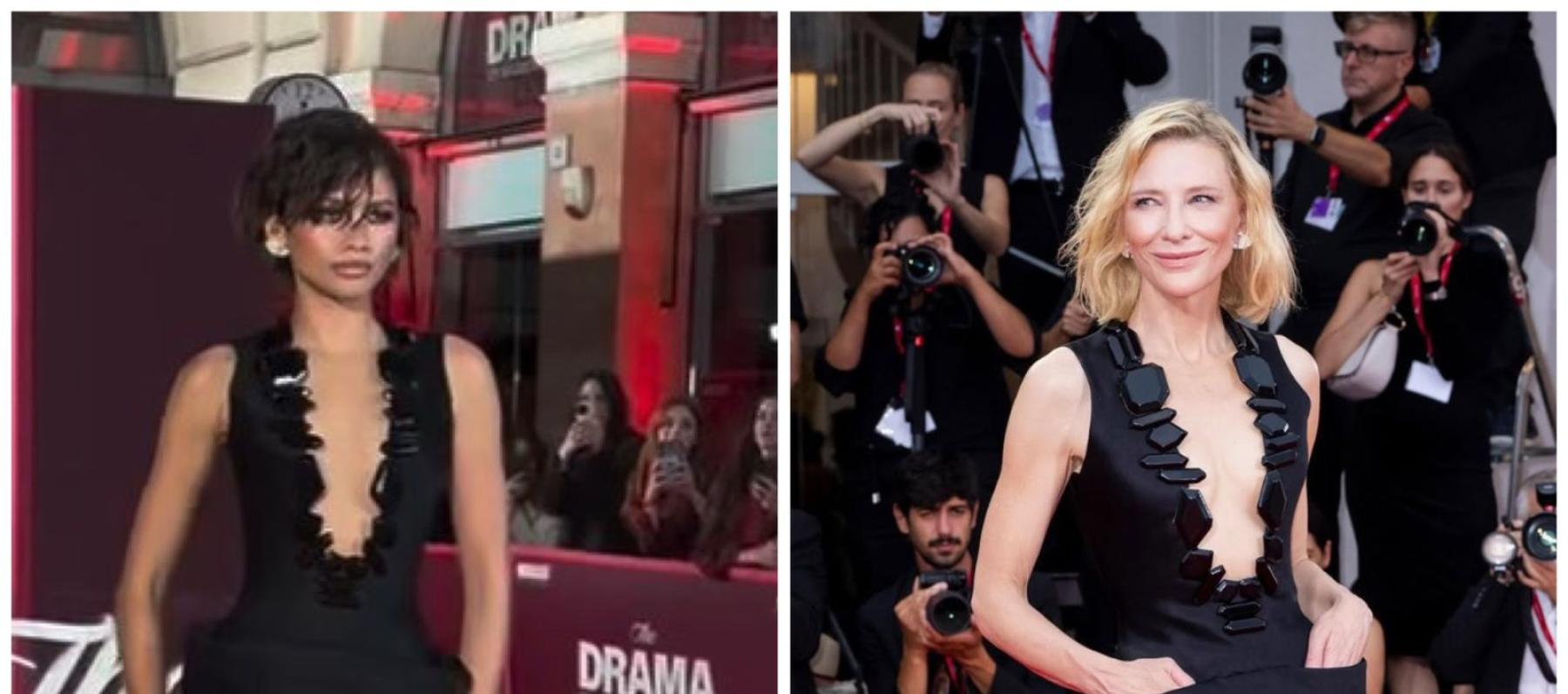 زندايا تستعير فستان كيت بلانشيت… وتعيد تقديمه بأسلوبها الخاص