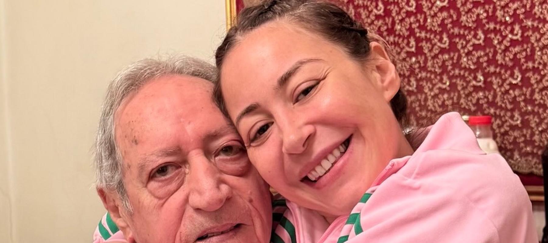 منة شلبي ووالدها