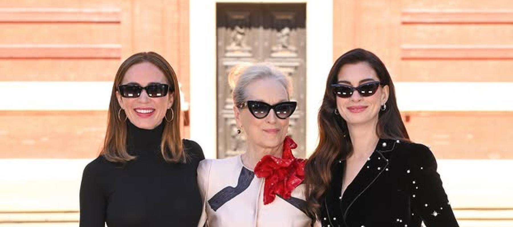 نجمات The Devil Wears Prada 2 بإطلالات متناغمة في لندن