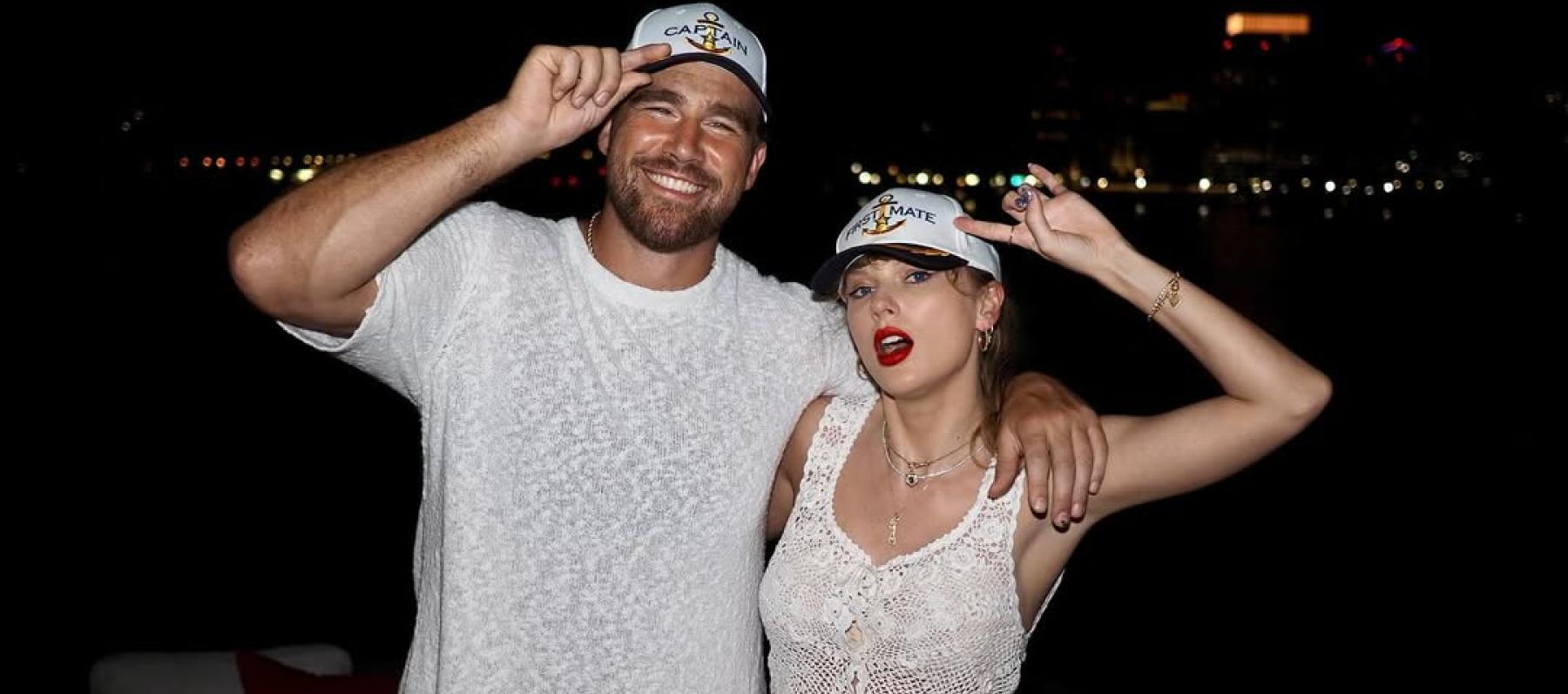 تايلور سويفت وترافيس كيلسي - صورة من حساب Travis Kelce بانستقرام