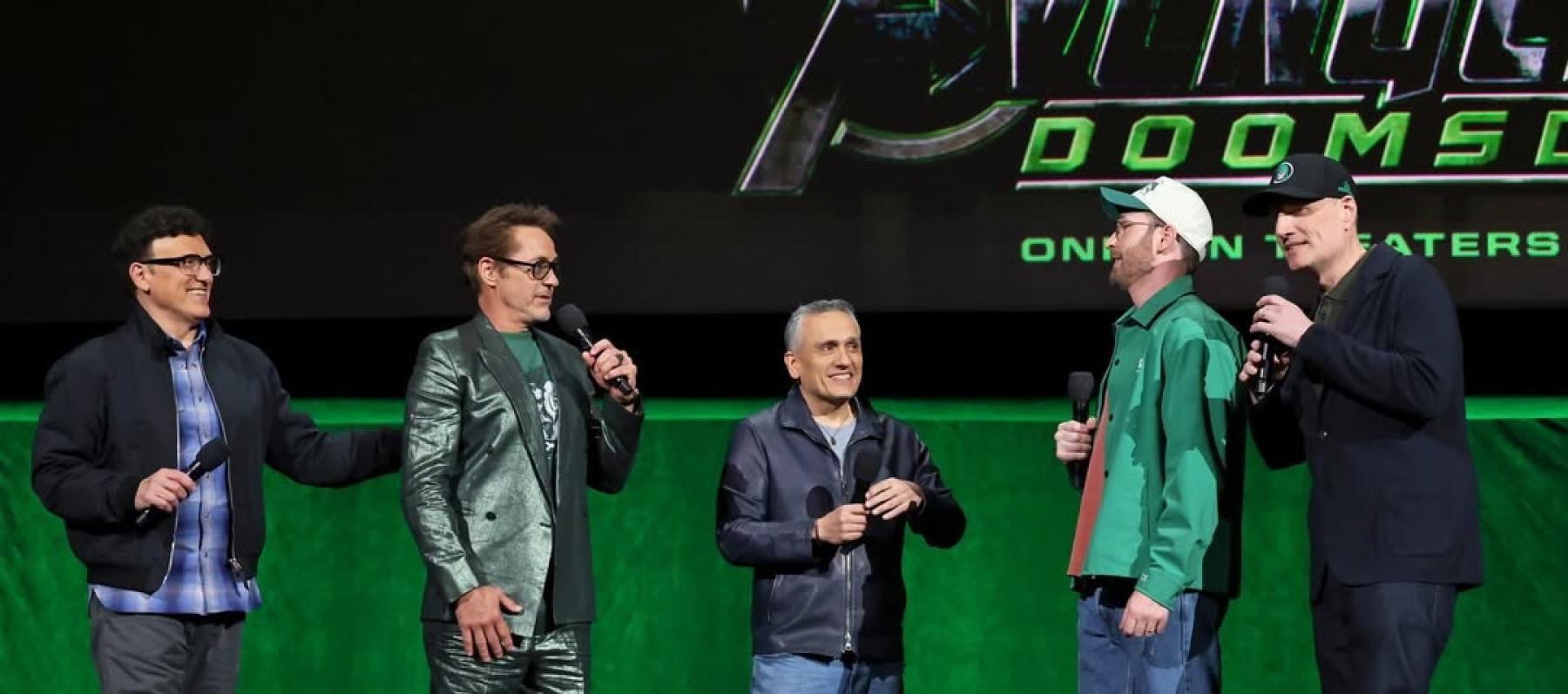 روبرت داوني جونيور و كريس إيفانز - CinemaCon