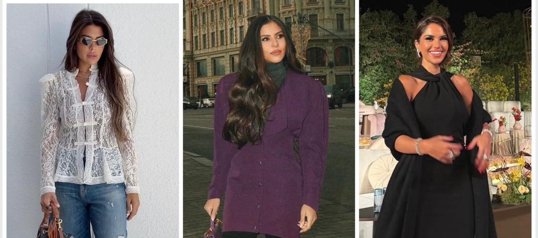 أحدث إطلالات المؤثرات السعوديات بأساليب راقية وعصرية