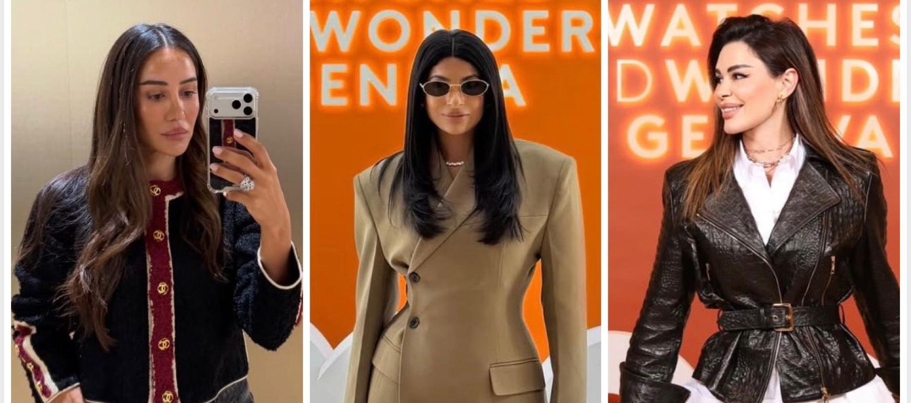 إطلالات لافتة للمؤثرات في Watches & Wonders 2026