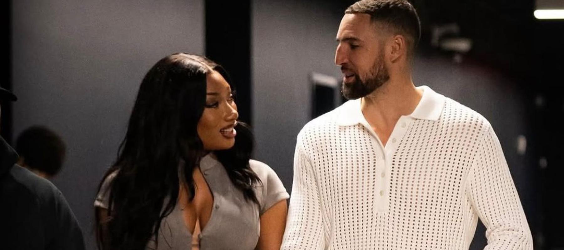 ميغان ثي ستاليون وكلاي طومبسون - صورة من إنستغرام