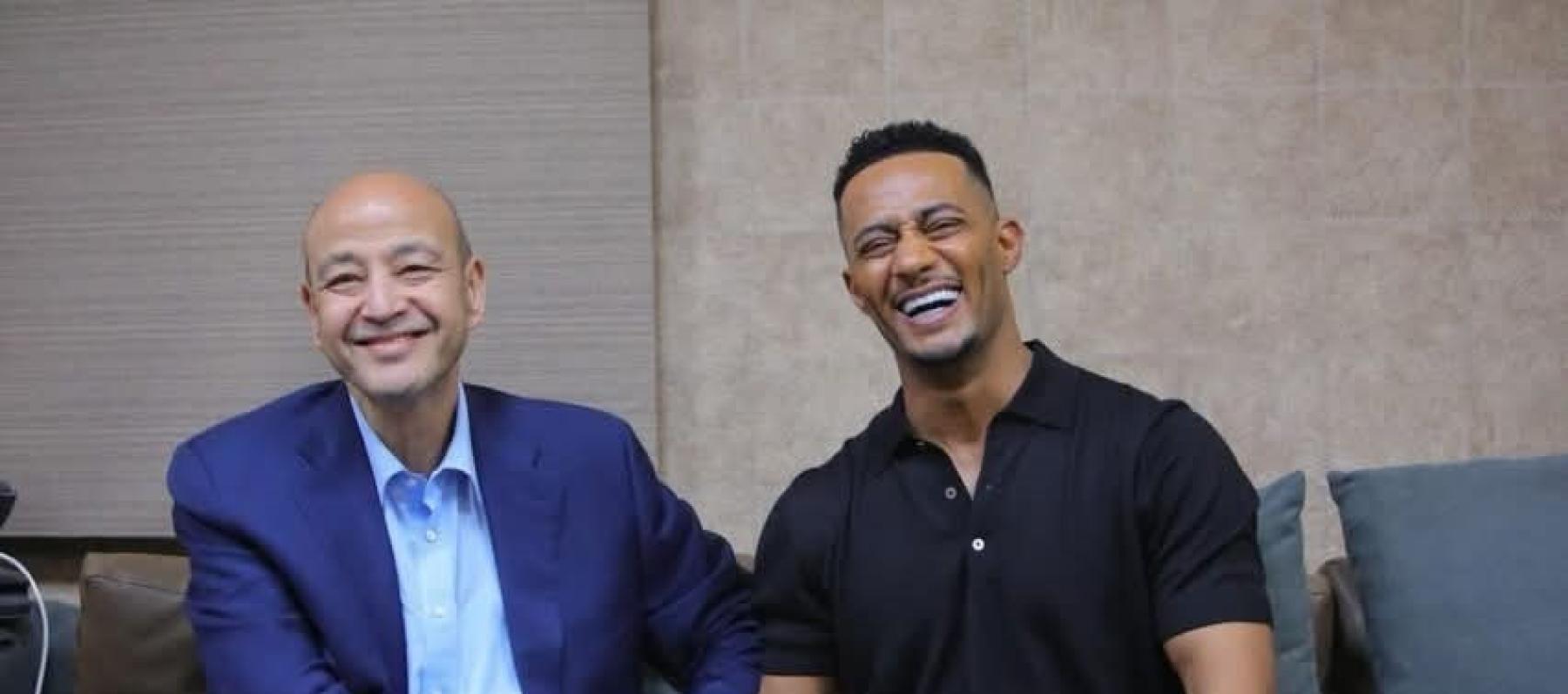محمد رمضان و عمرو أديب