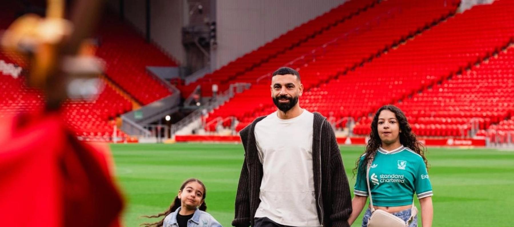 محمد صلاح وبناته