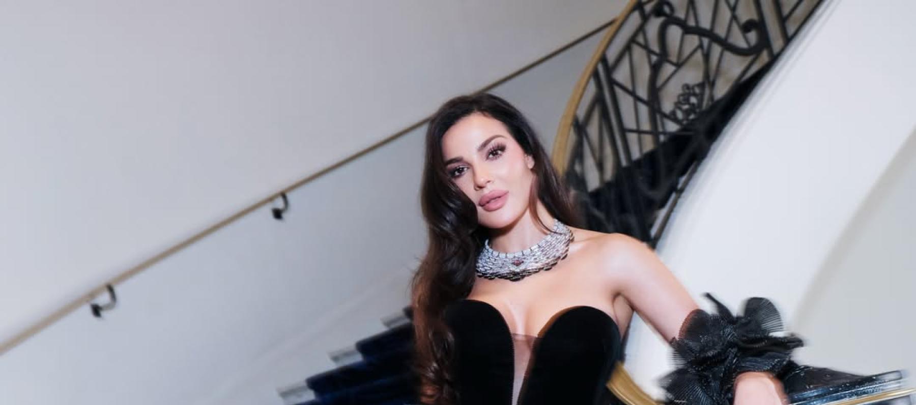 نادين نسيب نجيم تكشف كواليس إطلالتها في كان لـ ET بالعربي - الصورة بعدسة جورج صليبا