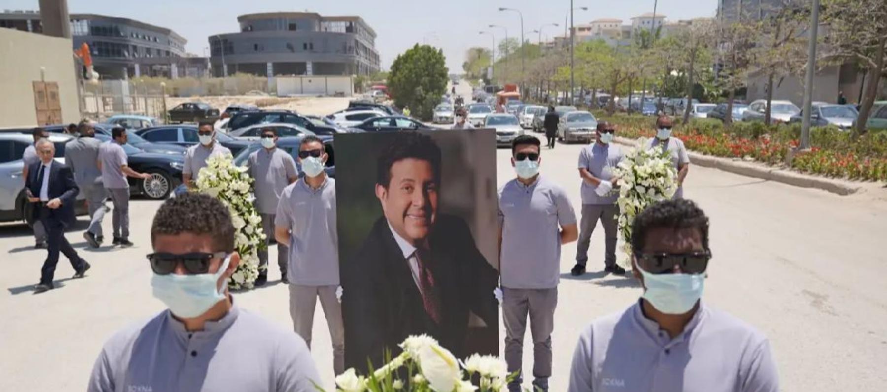 من جنازة الراحل هاني شاكر في الشيخ زايد