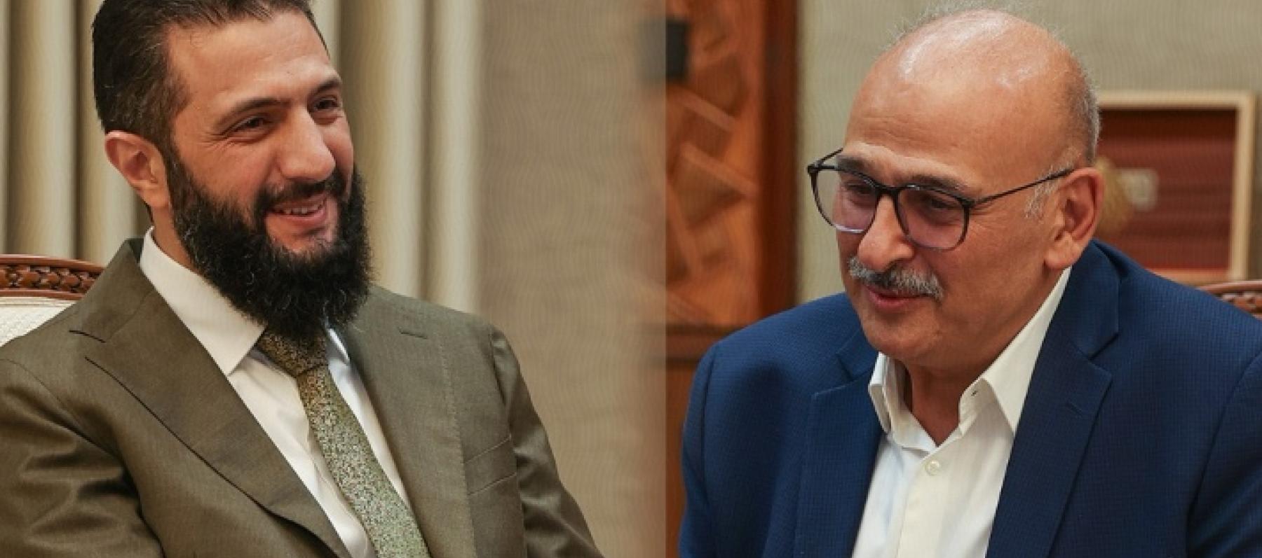 جمال سليمان يلتقي الرئيس الشرع ويطرح ملف العدالة الانتقالية