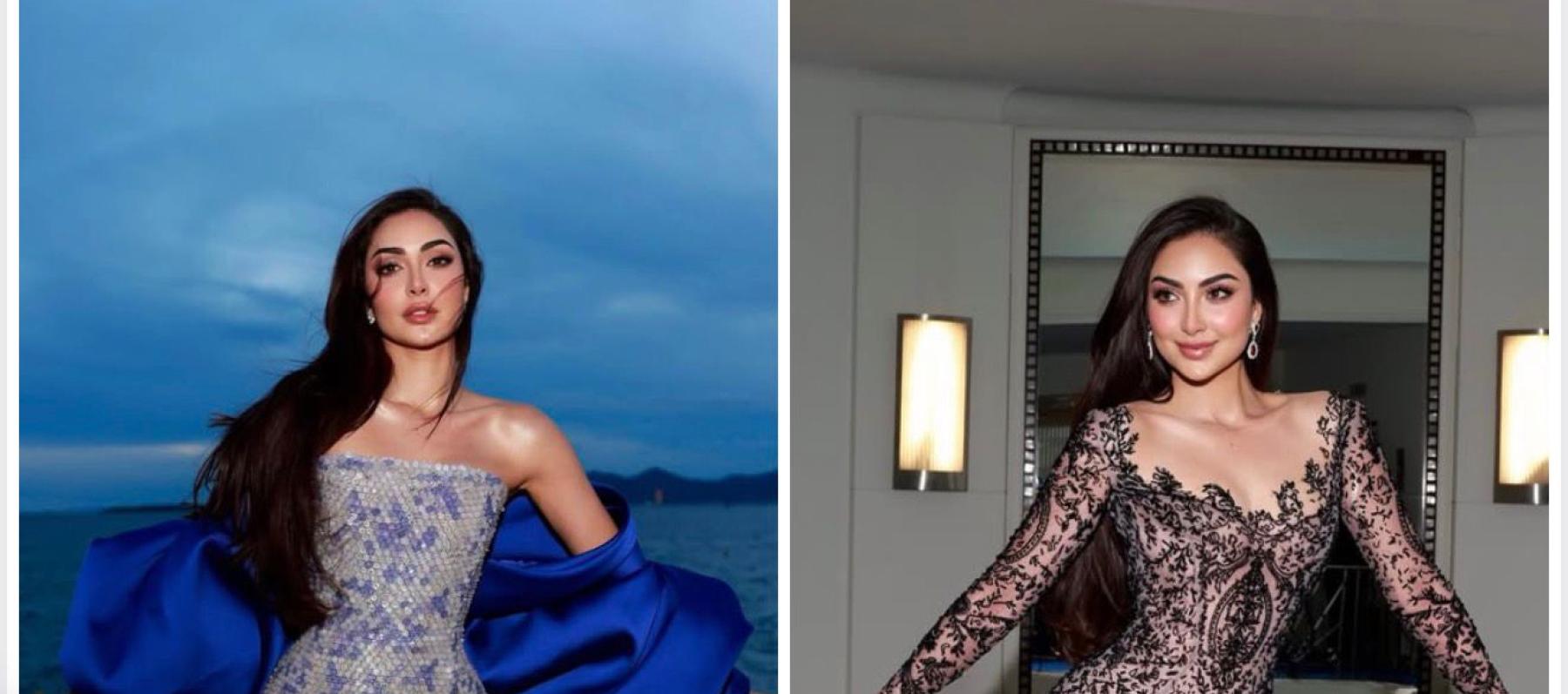 من جورج حبيقة إلى Sophie Couture.. أزياء نور الغندور في كان