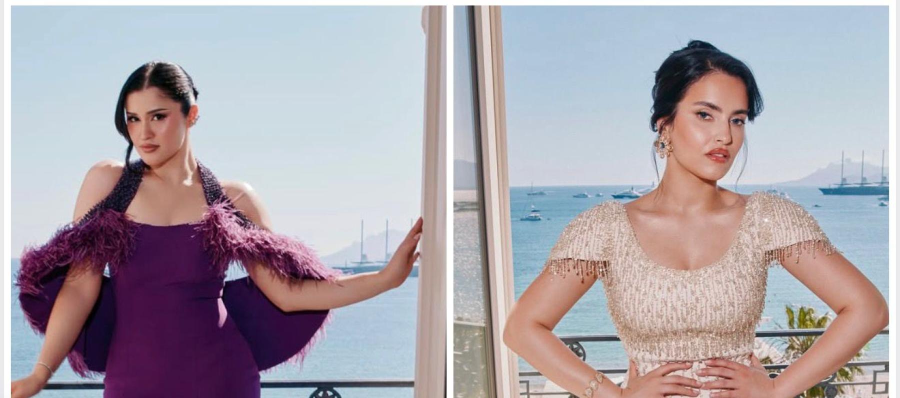 إطلالات يسر ومريم الخالدي في مهرجان كان من Velvety Couture 