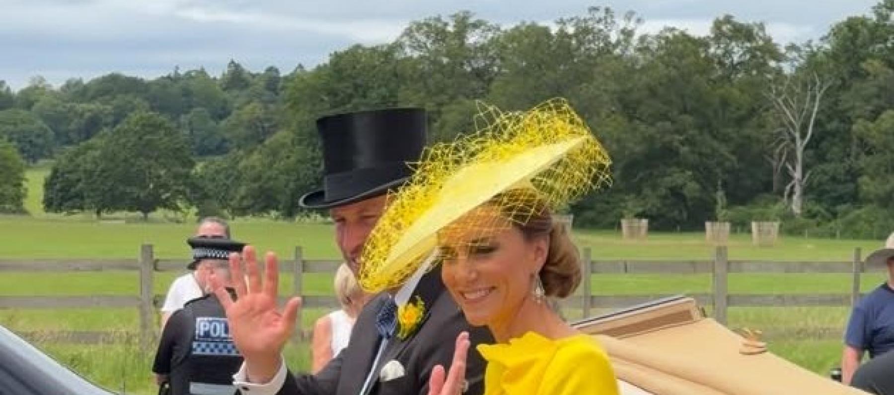 كيت ميدلتون تتألق بفستان روكساندا للمرة الثالثة في سباقات Royal Ascot 