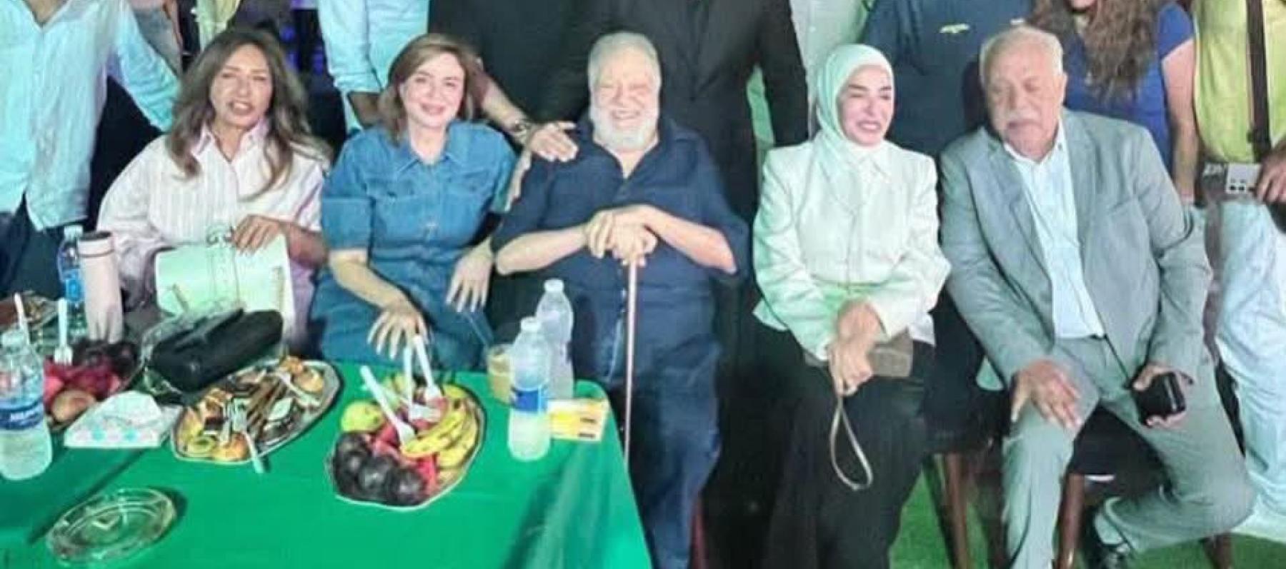 جانب من أعضاء نقابة المهن التمثيلية والسينمائية