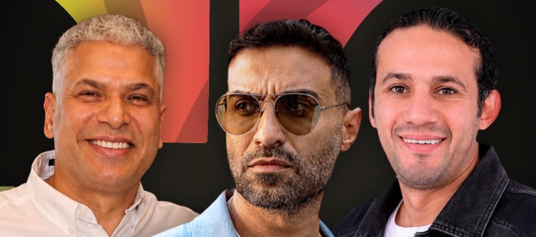 كيف عاش أحمد فهمي و وائل جمعة و محمد  فضل أجواء مباراة مصر و أستراليا 
