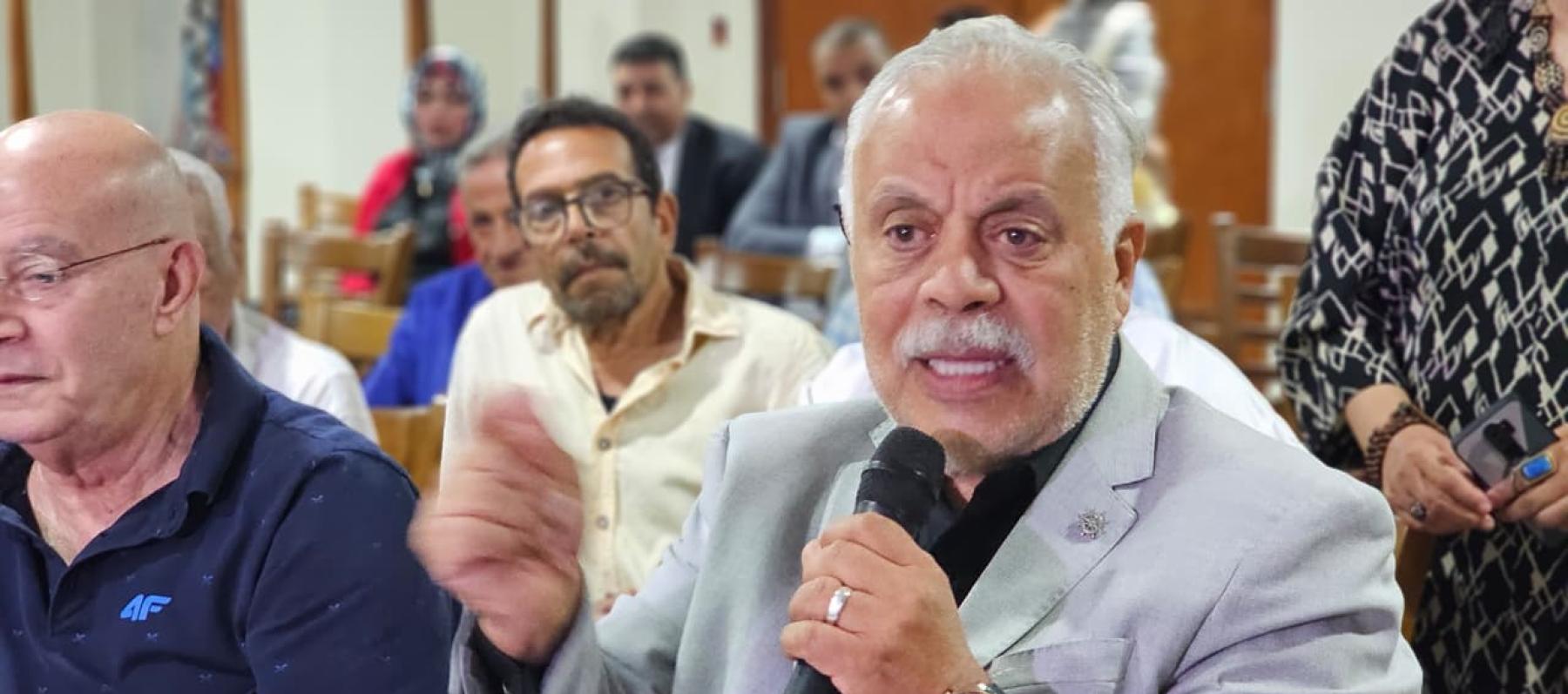 أشرف زكي - صورة من السوشيال ميديا