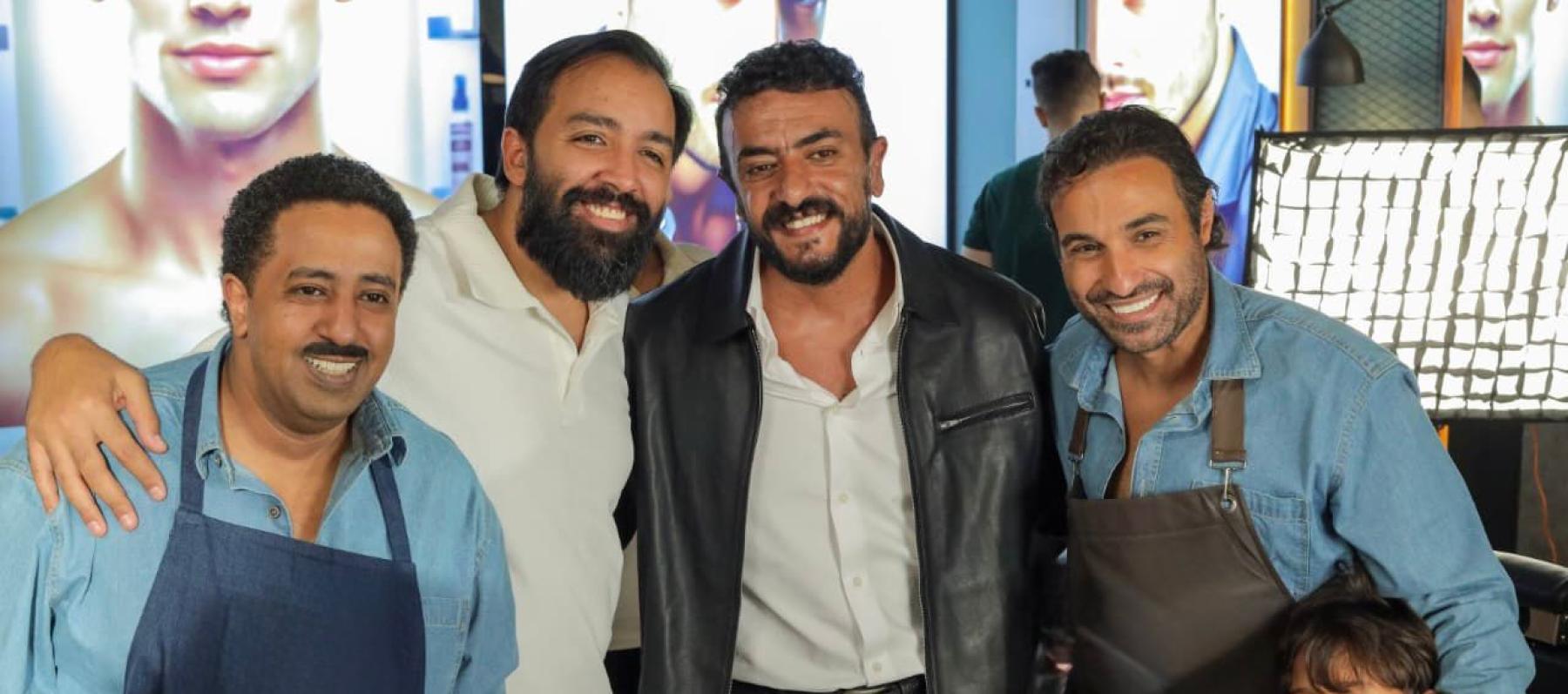 أحمد العوضي من تصوير فيلم الفيل عالدرفيل