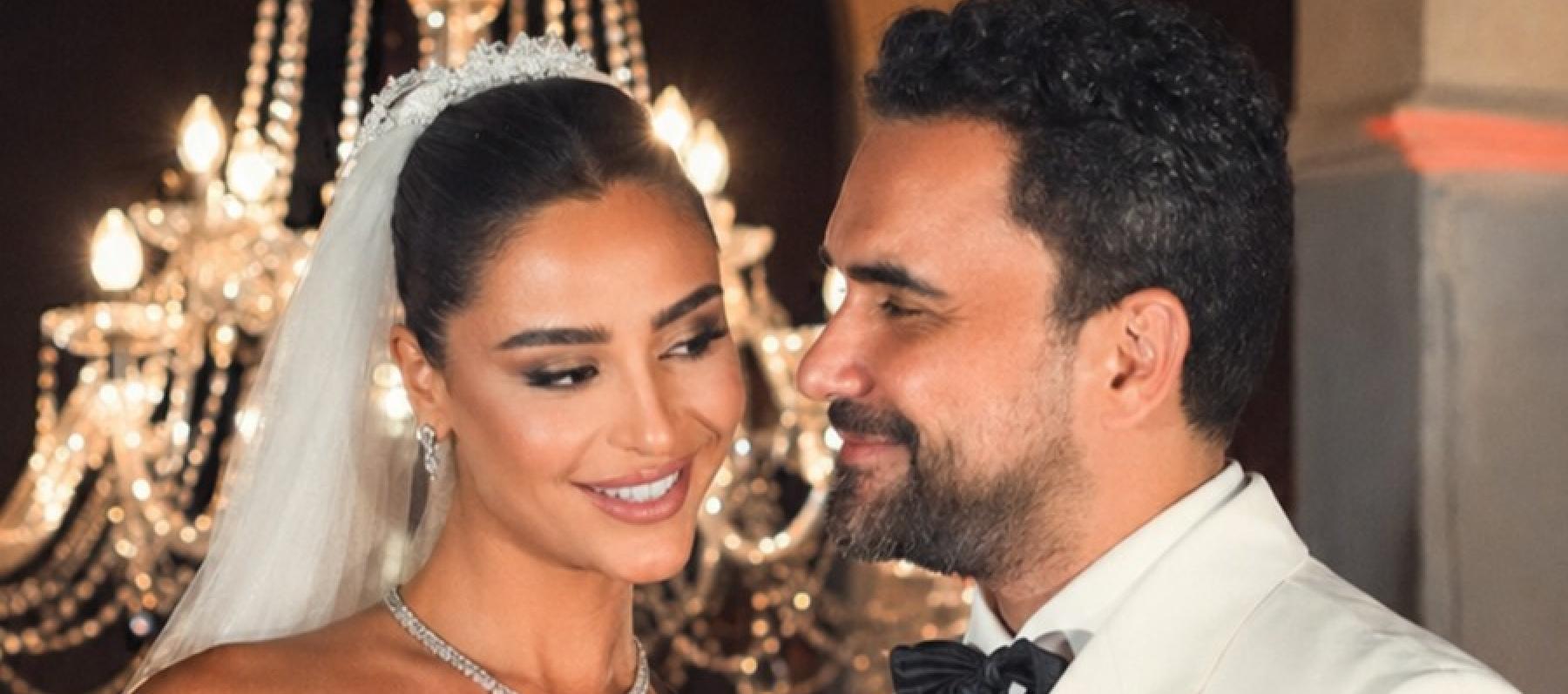 نادر الأتات وجنى اسماعيل يتوجان حب سبع سنين بالزواج