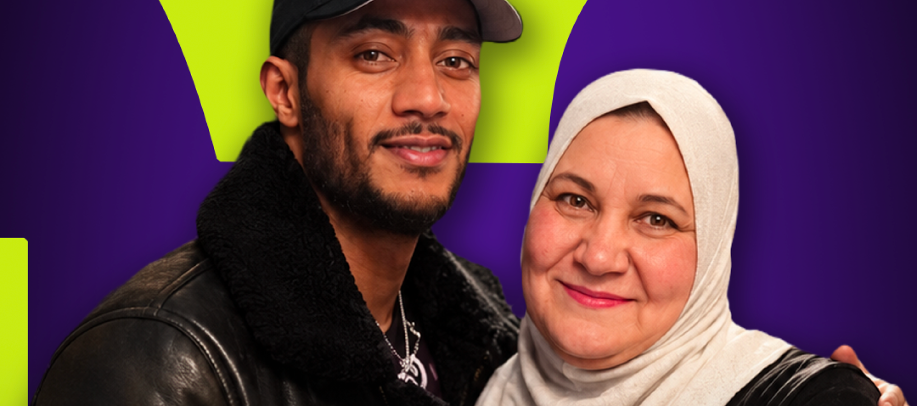 محمد رمضان ووالدته