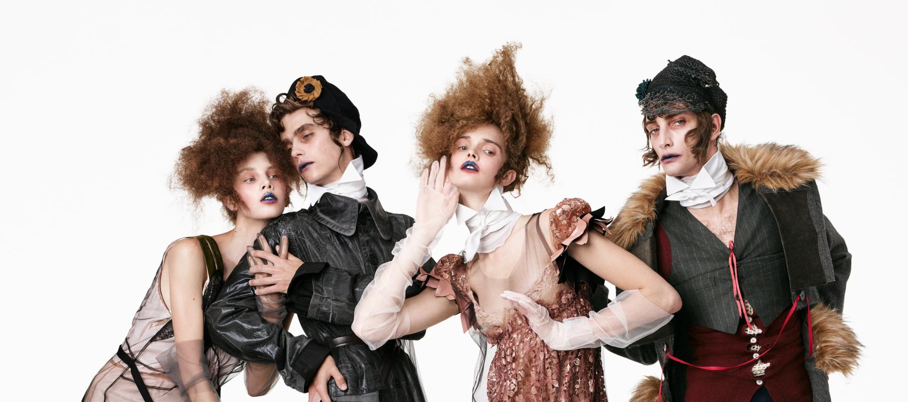 جون غاليانو يطلق أول مجموعة مع زارا في تعاون بعنوان Re{form} - الصورة  من انستغرام زارا بعدسة  Steven Meisel