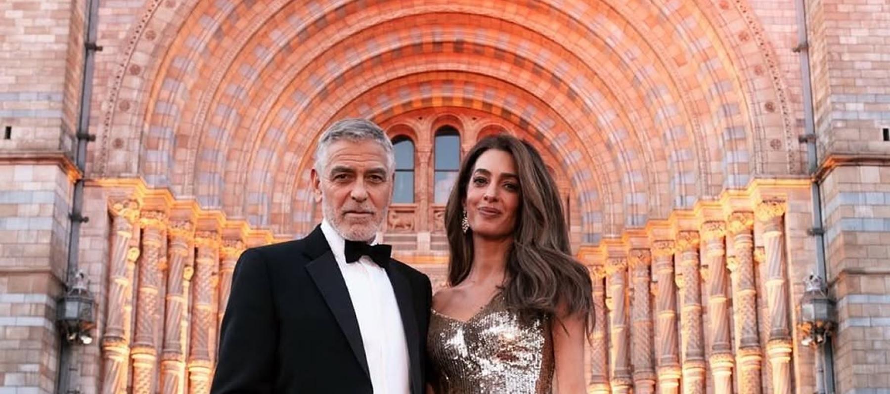 جورج كلوني و أمل - مصدر من انستغرام: Clooney Foundation for Justice