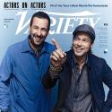 براد بيت وآدم ساندلير على غلاف مجلة Variety -انستغرام @variety