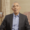 باراك أوباما من اللقاء الافتراضي الذي جمعه بنادي الكتاب