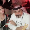 لورين عيسى وزوجها الراحل المخرج عبد الخالق الغانم 