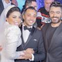 تامر حسني مع آية مكرم وعريسها هيمن - انستغرام @ayamakramofficial