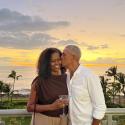 باراك أوباما وزوجته ميشيل - تويتر @BarackObama
