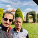 علاء الزعبي مع والده الراحل - صورة من انستغرام
