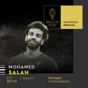 ترشيح محمد صلاح لجائزة الكرة الذهبية