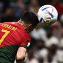 رأسية رونالدو في مباراة البرتغال والأوروغواي - مونديال قطر 2022