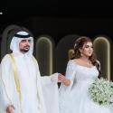 الشيخة مهرة بن راشد آل مكتوم من حفل زفافها - صورة من انستقرام