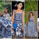 إطلالات المشاهير بـ فستان مشابه - مصدر الصور إنستغرام